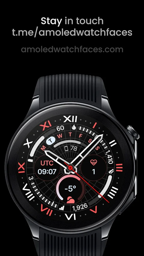 Ultra Analog Watch Face screenshot
