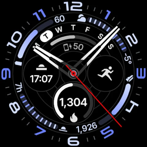 Ultra Analog Watch Face screenshot