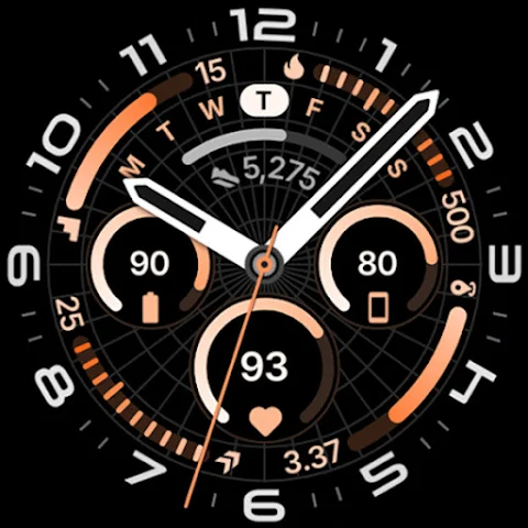 Ultra Analog Watch Face screenshot
