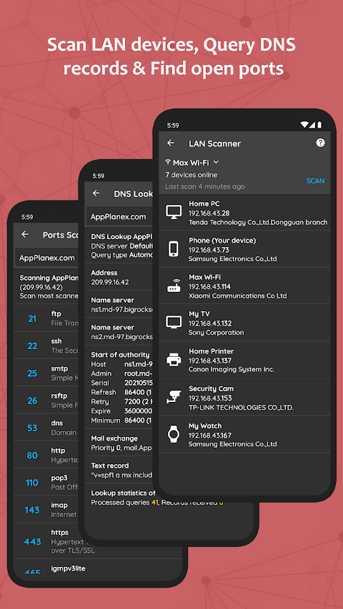 Ping Master: Network Tools PRO screenshot
