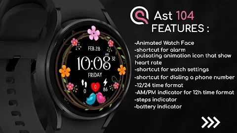 Ast104 – Animated Watch Face screenshot