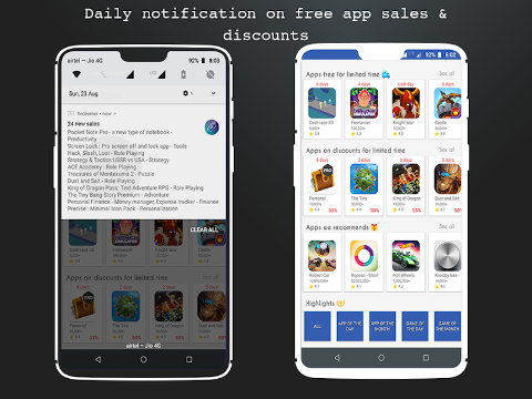 Paid app sales & Promocodes screenshot