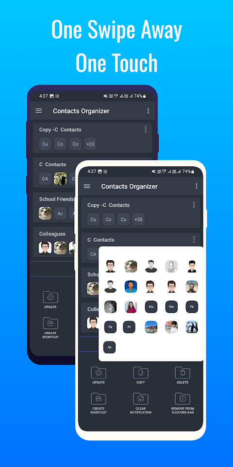 Contact Organizer screenshot