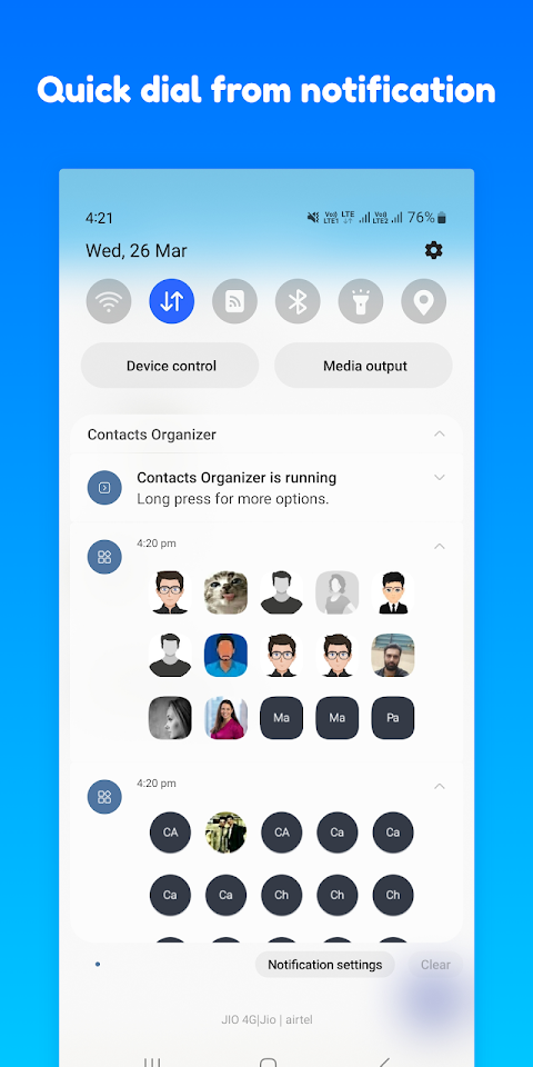 Contact Organizer screenshot