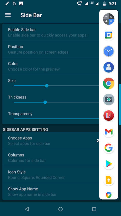 Edge Side Bar – App Shortcuts screenshot