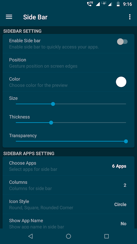 Edge Side Bar – App Shortcuts screenshot