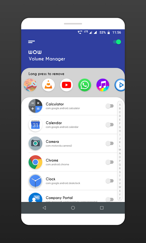 Volume Control per app screenshot