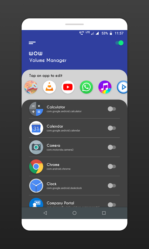 Volume Control per app screenshot