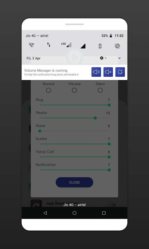 Volume Control per app screenshot