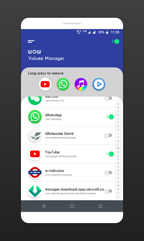 Volume Control per app screenshot