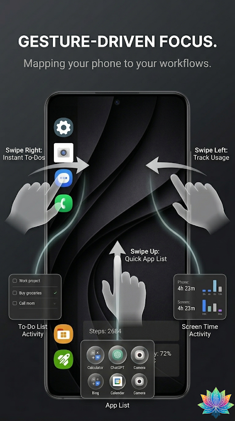 Minimal Launcher : Srishti Pro screenshot
