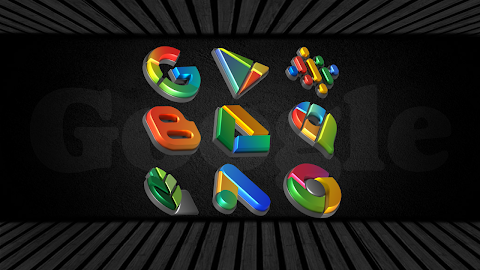 Auric Dark – 3D Icon Pack screenshot