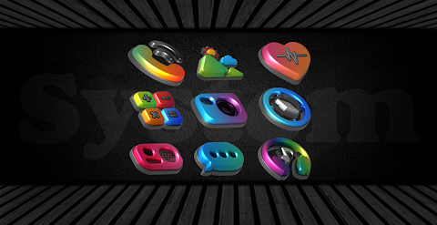 Auric Dark – 3D Icon Pack screenshot