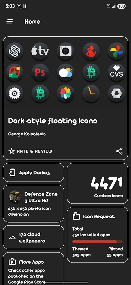 Darko 3 – Icon Pack screenshot