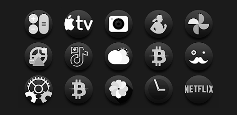 Darko3 BW – Icon Pack screenshot