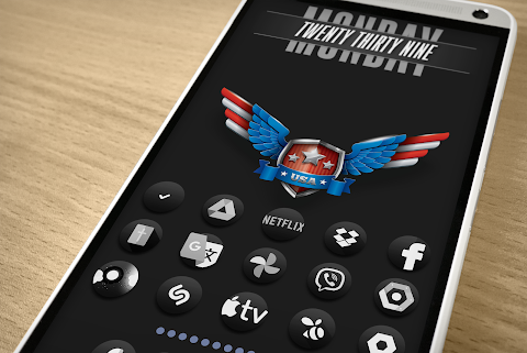 Darko3 BW – Icon Pack screenshot