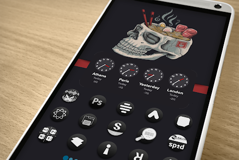 Darko3 BW – Icon Pack screenshot