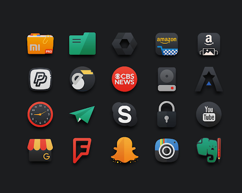 Darko – Icon Pack screenshot