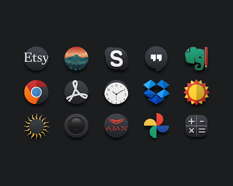 Darko – Icon Pack screenshot
