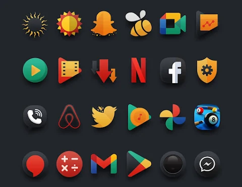 Darko – Icon Pack screenshot