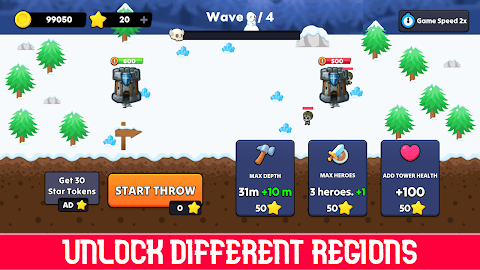 Deep Heroes Tower: TD Premium screenshot