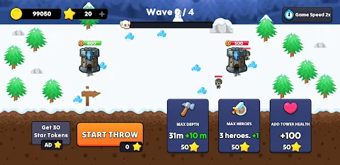 Deep Heroes Tower: TD Premium screenshot