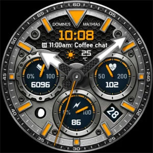 DM184 Hybrid Pure Watch Face