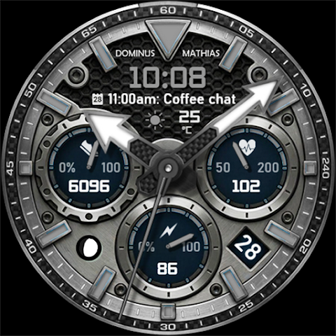 DM184 Hybrid Pure Watch Face screenshot