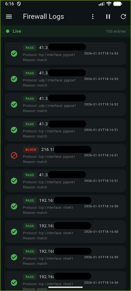 OPNsense Manager screenshot