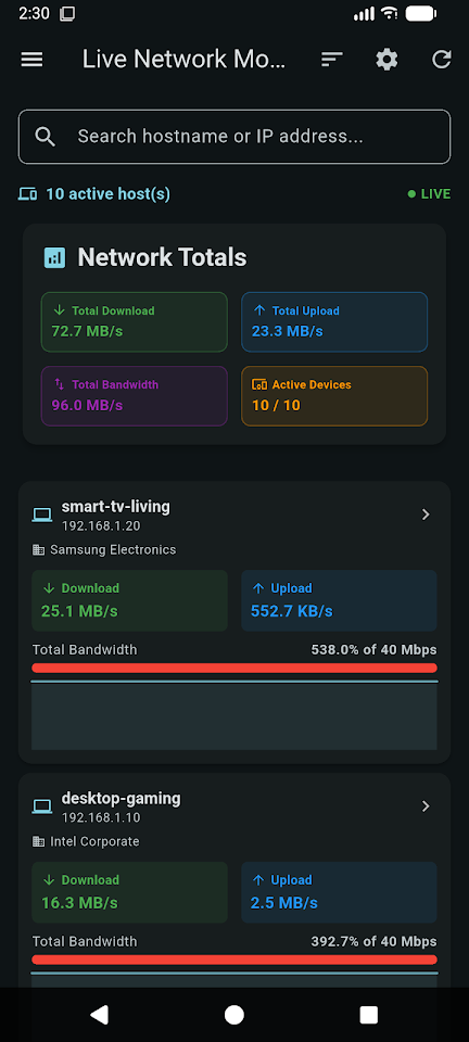 OPNsense Manager screenshot