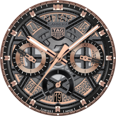 TAG Heuer Carrera Watch Face screenshot