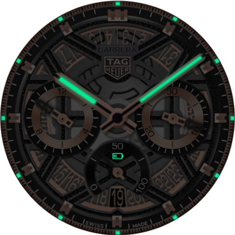 TAG Heuer Carrera Watch Face screenshot