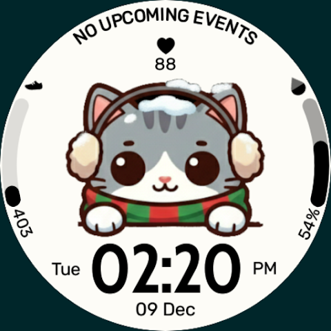 EXD052: Cute Animal Watch Face screenshot
