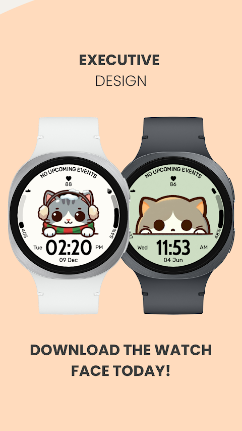 EXD052: Cute Animal Watch Face screenshot
