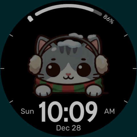 EXD052: Cute Animal Watch Face screenshot