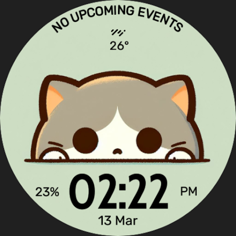 EXD052: Cute Animal Watch Face screenshot