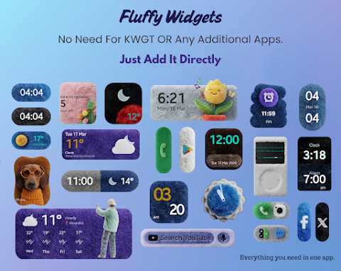 Fluffy Widgets screenshot