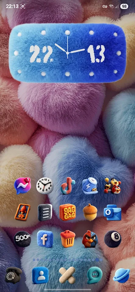Fluffy 3D – Icon Pack screenshot