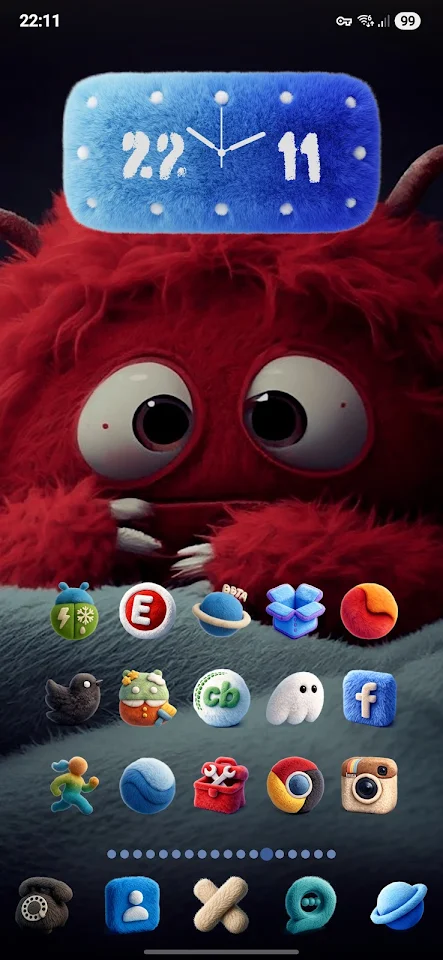 Fluffy 3D – Icon Pack screenshot