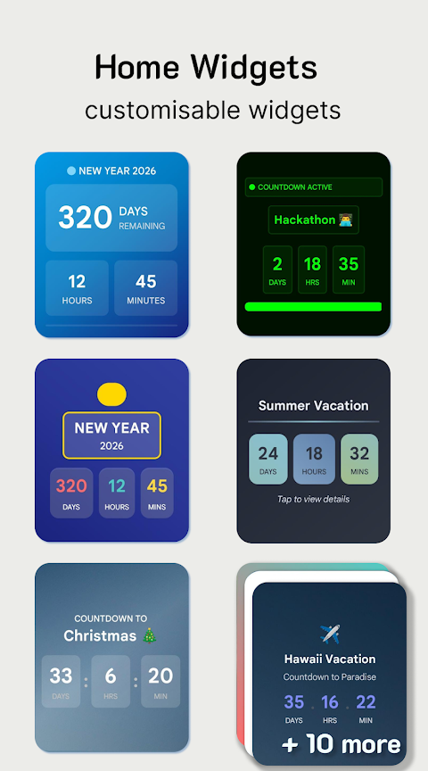 Countdown Widget Pro screenshot