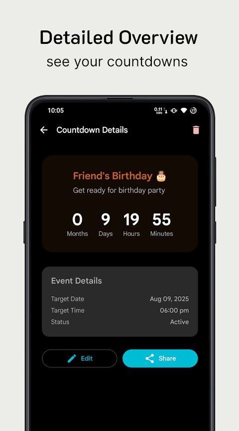 Countdown Widget Pro screenshot