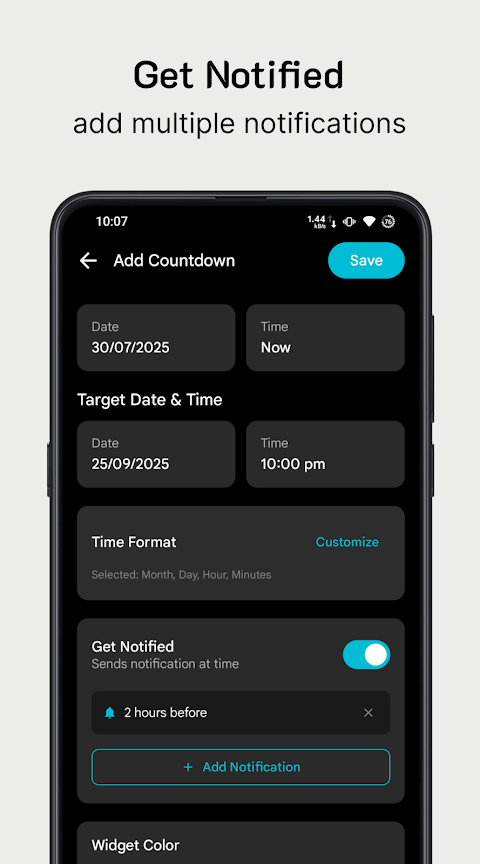 Countdown Widget Pro screenshot