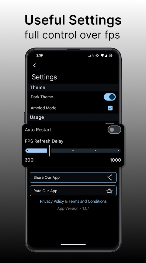 FPS Meter Real-time Display screenshot