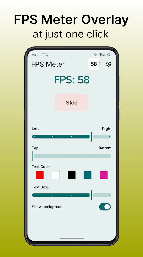 FPS Meter Real-time Display screenshot
