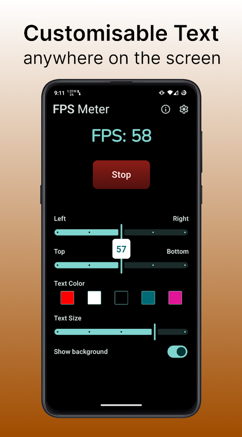 FPS Meter Real-time Display screenshot