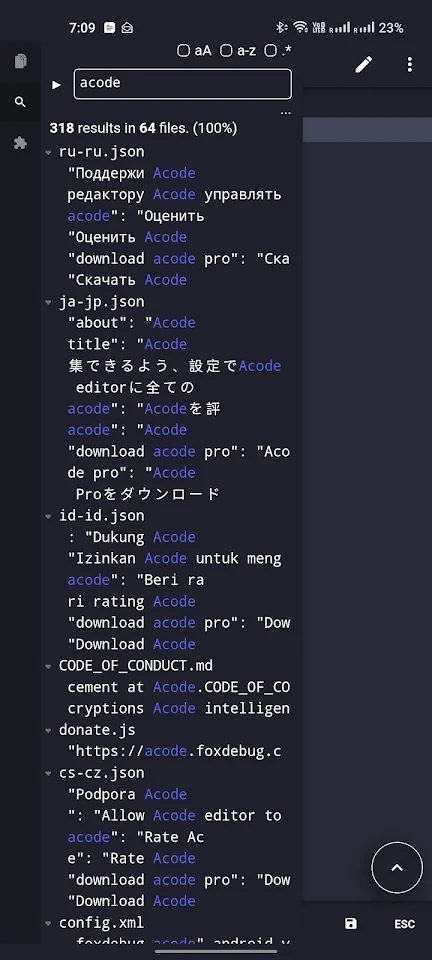 Acode – code editor | OSS screenshot