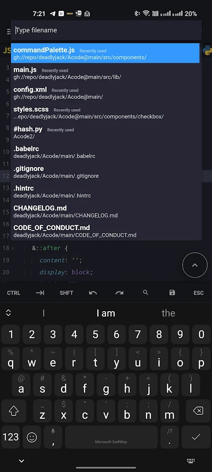 Acode – code editor | OSS screenshot