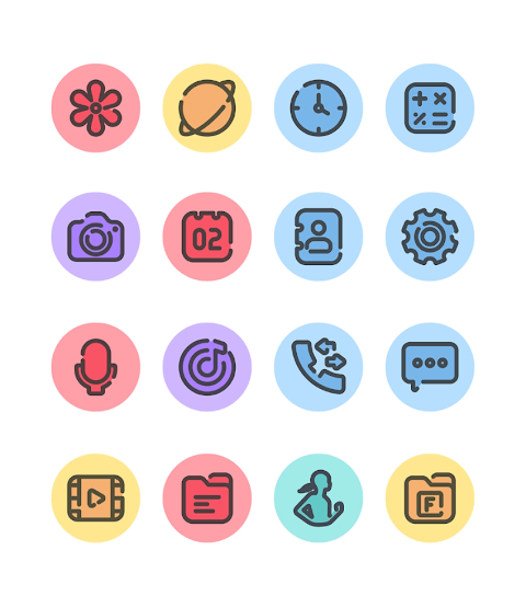 You-R Circle Icon Pack screenshot