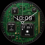 Circuit Board Watch Face GTS2