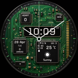 Circuit Board Watch Face GTS2